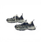 Dior Vibe Sneakers Shoes Leather Rubber Fabric Navy White Logo — view 3
