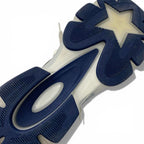 Dior Vibe Sneakers Shoes Leather Rubber Fabric Navy White Logo — view 8