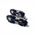 Dior Vibe Sneakers Shoes Leather Rubber Fabric Navy White Logo — view 6