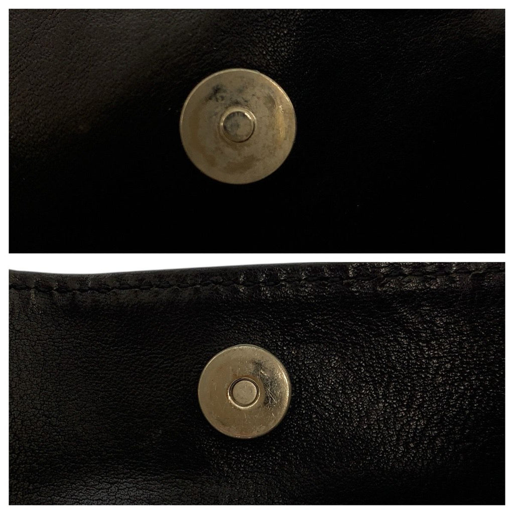 Gucci Black GG Canvas Leather Tote Shoulder Bag — view 5