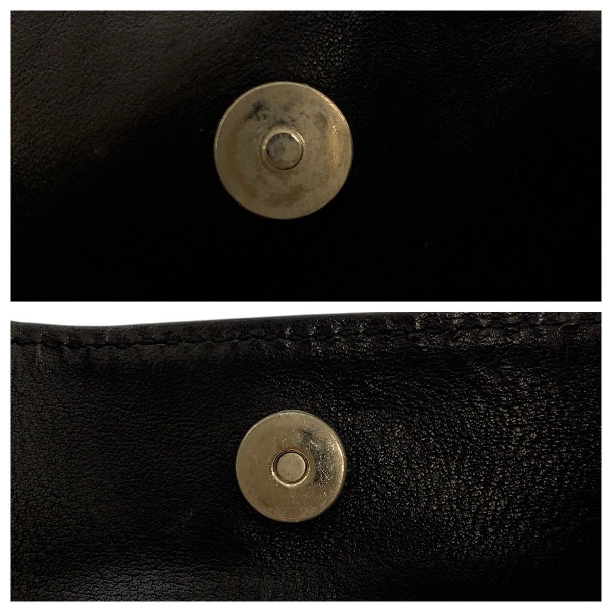 Gucci Black GG Canvas Leather Tote Shoulder Bag — view 5