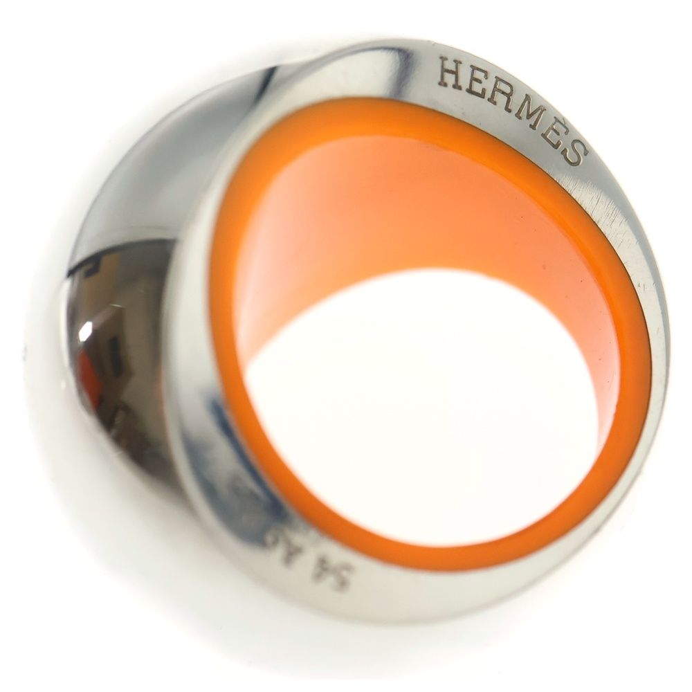 Hermes Quark Cocktail Ring Silver — view 6
