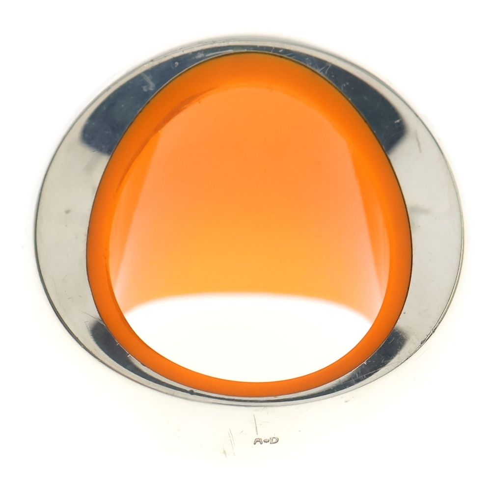 Hermes Quark Cocktail Ring Silver — view 2