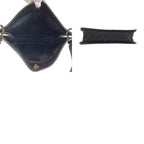 Gucci Black Gold GG Canvas Leather Shoulder Bag — view 9
