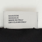 Celine Silk Triomphe Logo Large Scarf Black White — view 9