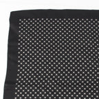 Celine Silk Triomphe Logo Large Scarf Black White — view 2