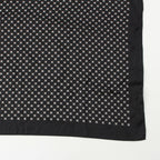 Celine Silk Triomphe Logo Large Scarf Black White — view 5