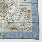 Hermes Carre 90 Silk Peintre du Cheval Horse Drawing Scarf — view 5