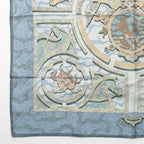 Hermes Carre 90 Silk Peintre du Cheval Horse Drawing Scarf — view 4