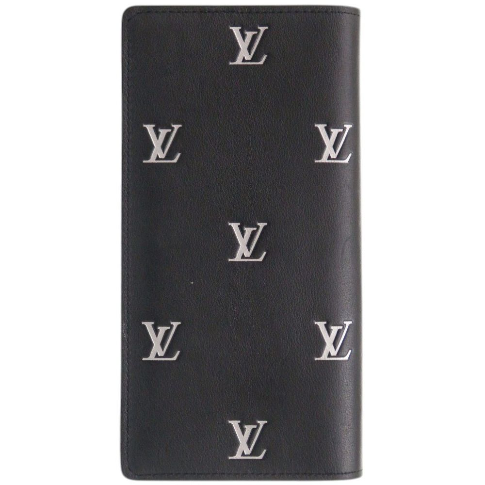 Louis Vuitton LV Blason Portefeuille Brother NM Leather Black Wallet — view 2