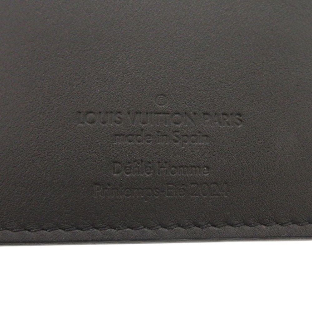 Louis Vuitton LV Blason Portefeuille Brother NM Leather Black Wallet — view 8
