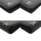 Louis Vuitton LV Blason Portefeuille Brother NM Leather Black Wallet — view 3