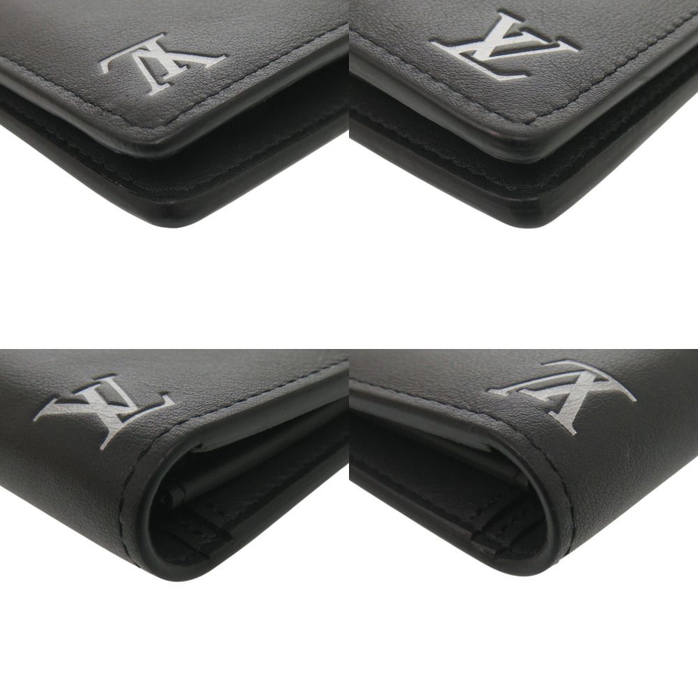 Louis Vuitton LV Blason Portefeuille Brother NM Leather Black Wallet — view 3