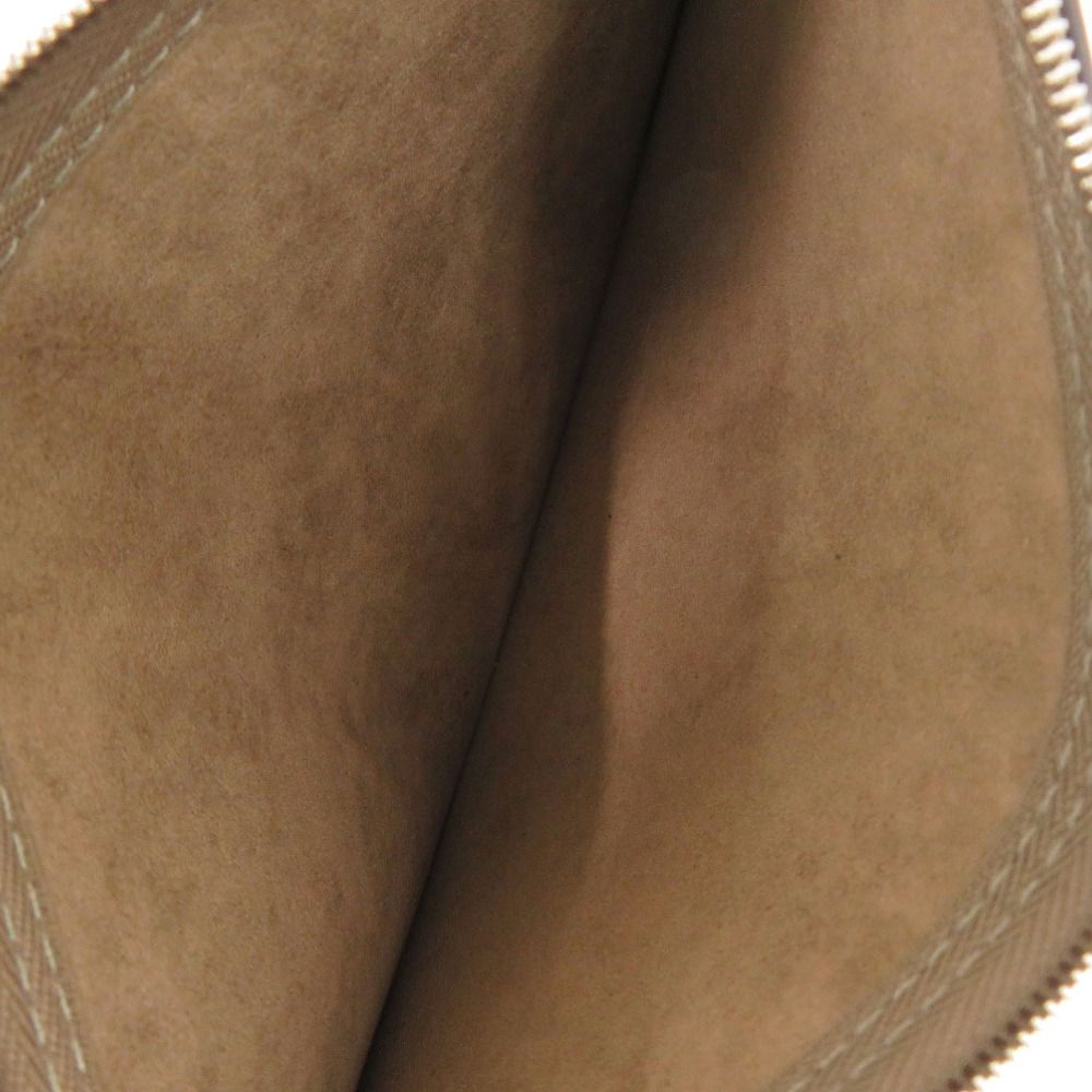 Louis Vuitton Hina MM Pouch Leather Brown — view 4