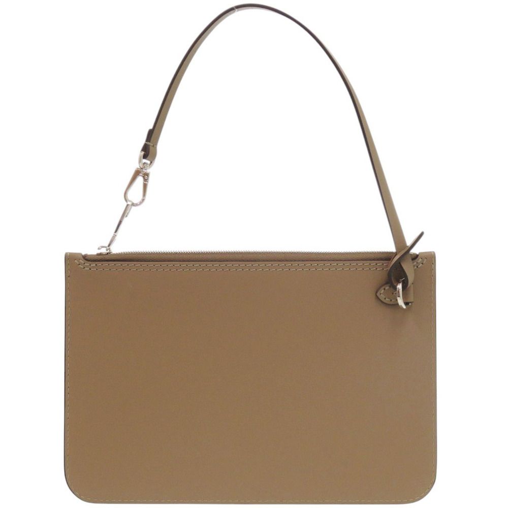 Louis Vuitton Hina MM Pouch Leather Brown — view 2