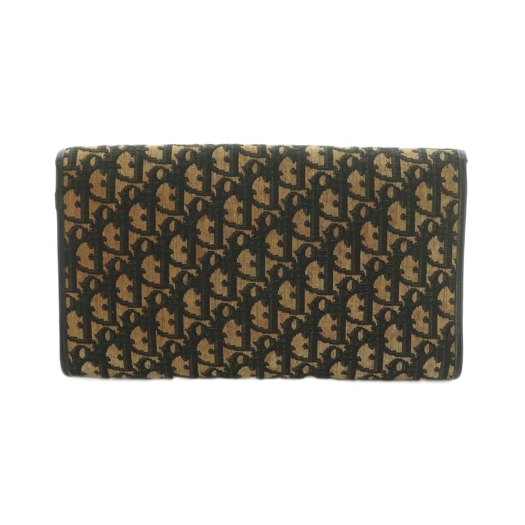 Dior Clutch Party Trotter Pattern Beige Black — view 2