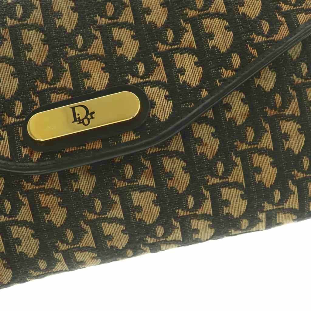Dior Clutch Party Trotter Pattern Beige Black — view 7