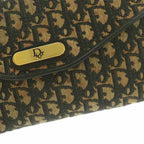 Dior Clutch Party Trotter Pattern Beige Black — view 7