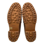 Hermes Loafers Moccasins 37 Leather Gold Brown — view 6