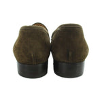 Hermes Constance Loafers Moccasins Logo Suede Leather 37 Brown — view 5
