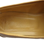 Hermes Chaine D'ancre Loafers Moccasins Leather 37 Brown White — view 7