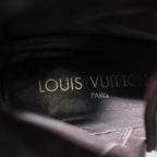 Louis Vuitton Short Boots Pointed Toe Calf Hair Leather Damier Logo 37.5 — view 6
