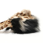Fendi Shoulder Bag Leopard Print Rabbit Fur — view 3