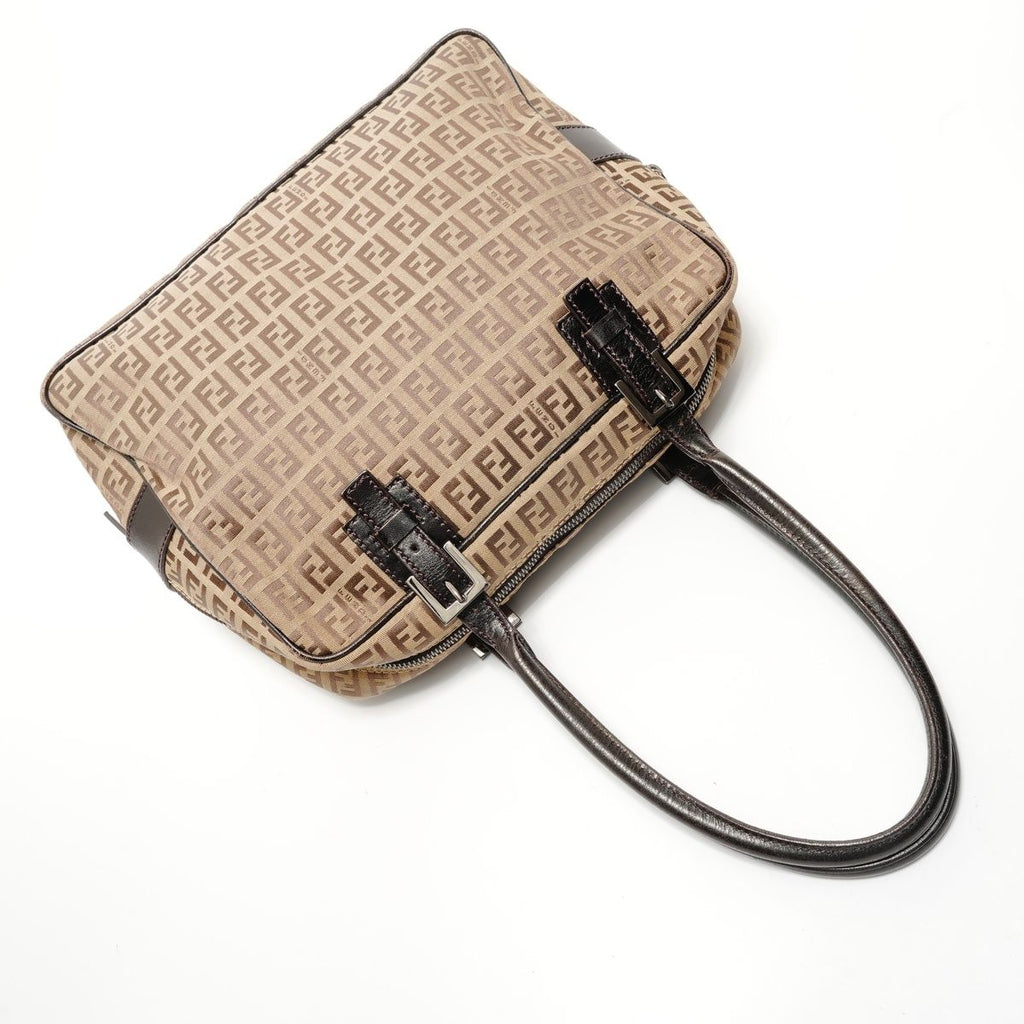 Fendi Shoulder Bag Zucchino Canvas — view 8