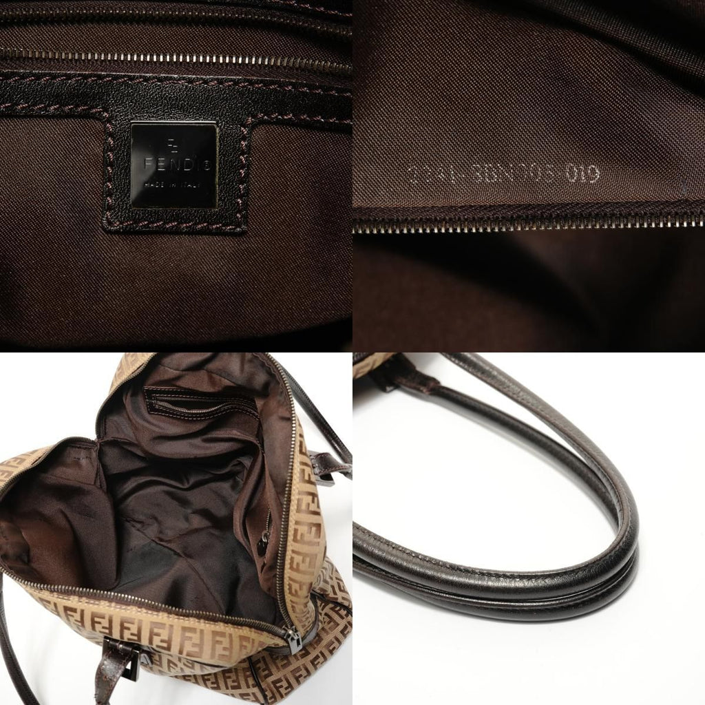 Fendi Shoulder Bag Zucchino Canvas — view 9