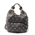 Celine Shoulder Bag Macadam Denim 2-Way — view 2