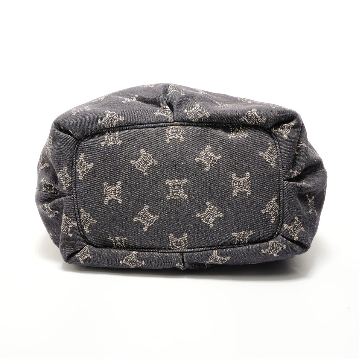 Celine Shoulder Bag Macadam Denim 2-Way — view 7