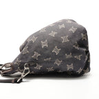 Celine Shoulder Bag Macadam Denim 2-Way — view 3