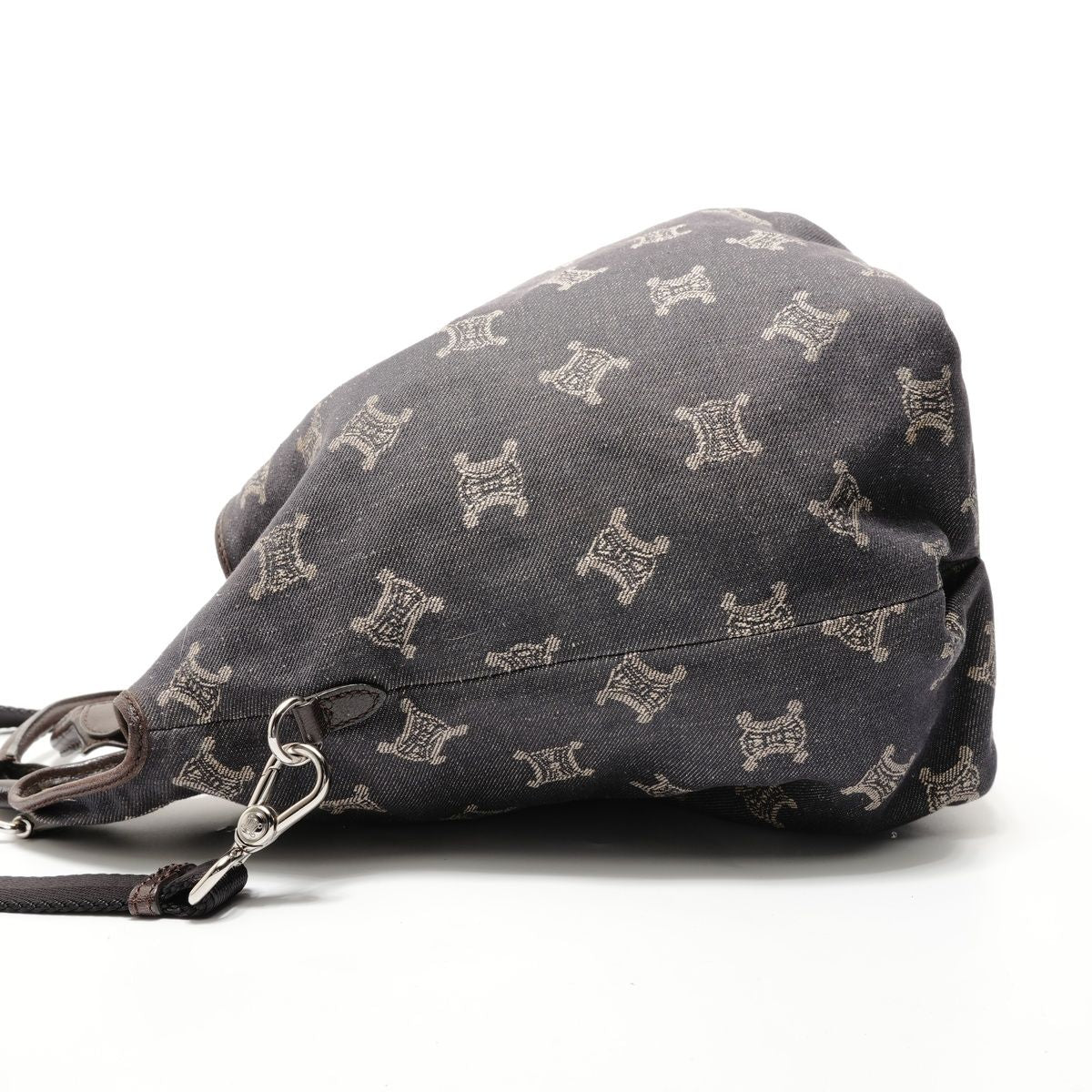 Celine Shoulder Bag Macadam Denim 2-Way — view 3