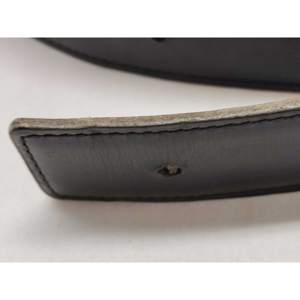 Hermes Belt Black Brown Leather — view 6