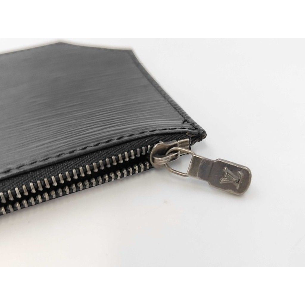 Louis Vuitton Pouch Sac Depot Black Epi Silver — view 5