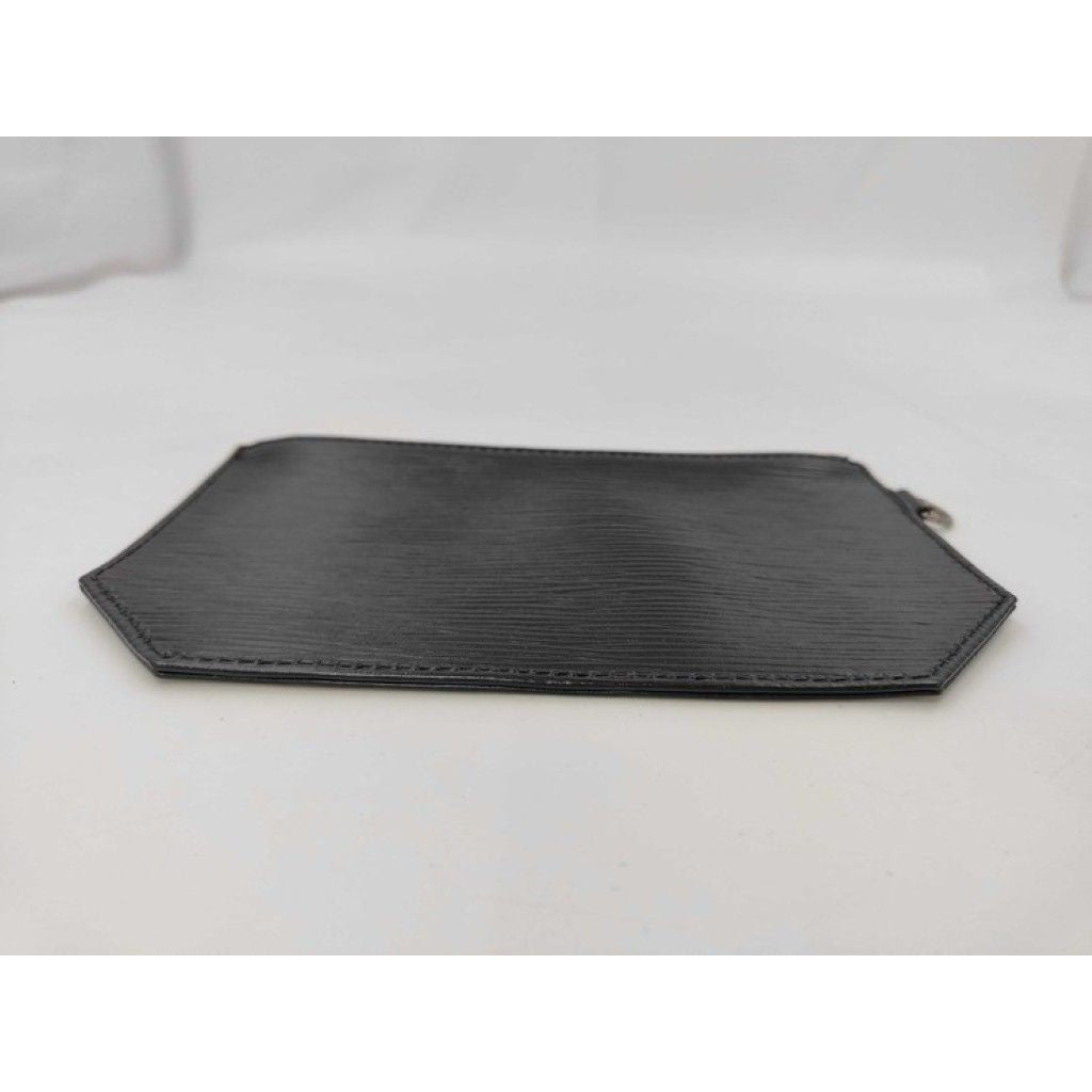 Louis Vuitton Pouch Sac Depot Black Epi Silver — view 3