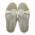 Louis Vuitton Sneakers Trainer 37 Leather LV logo Monogram Flower White — view 6
