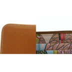 Hermes Azap Silk in Compact Mini Wallet Veau Zip Around Coin Purse Beige — view 9