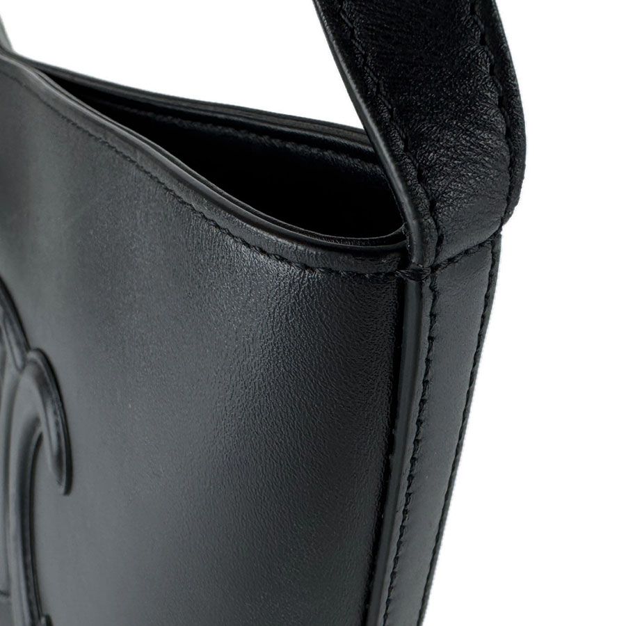 Celine Shoulder Bag Small Basket Cuir Triomphe — view 7