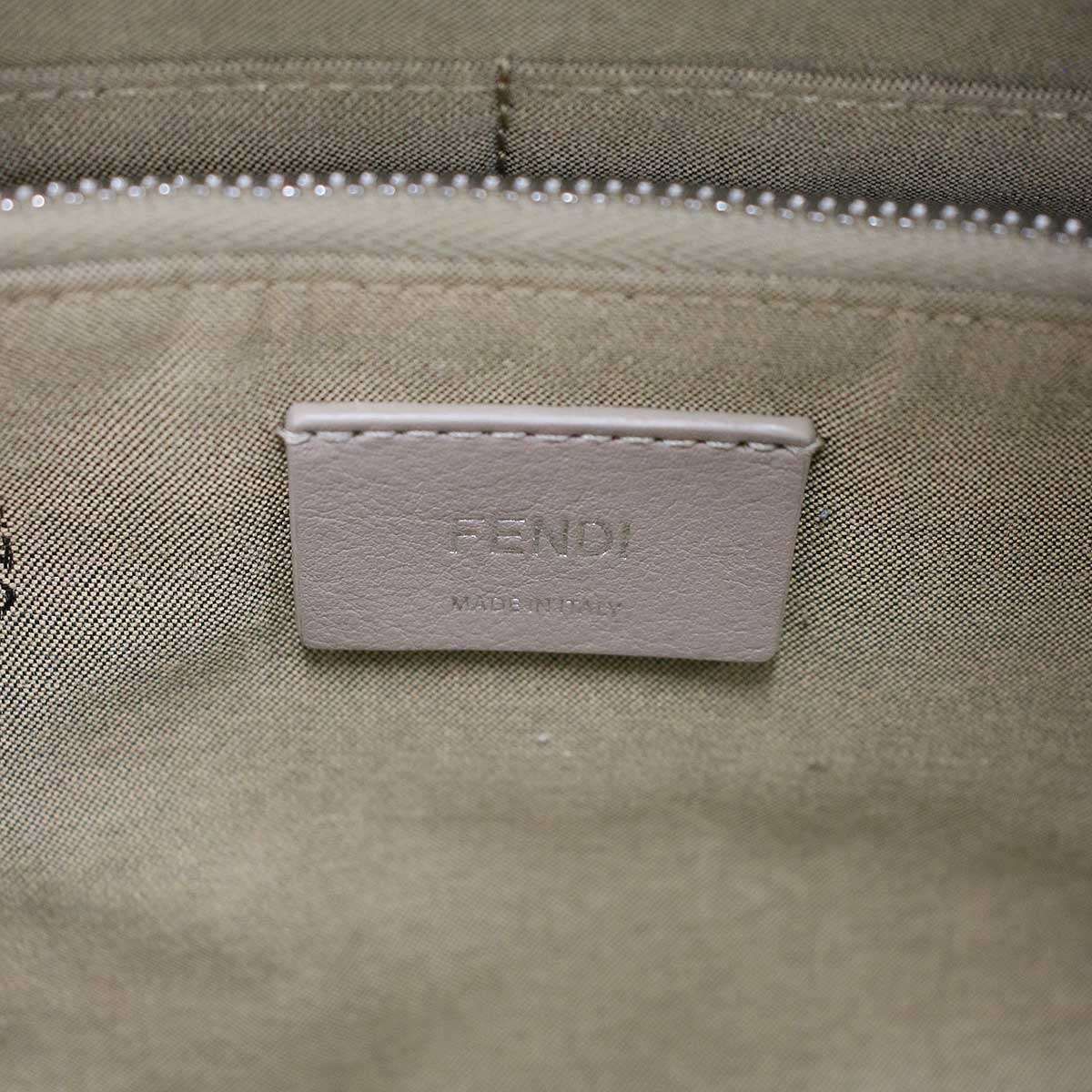 Fendi by the Way 2-Way Leather Handbag Grey Gee — view 5