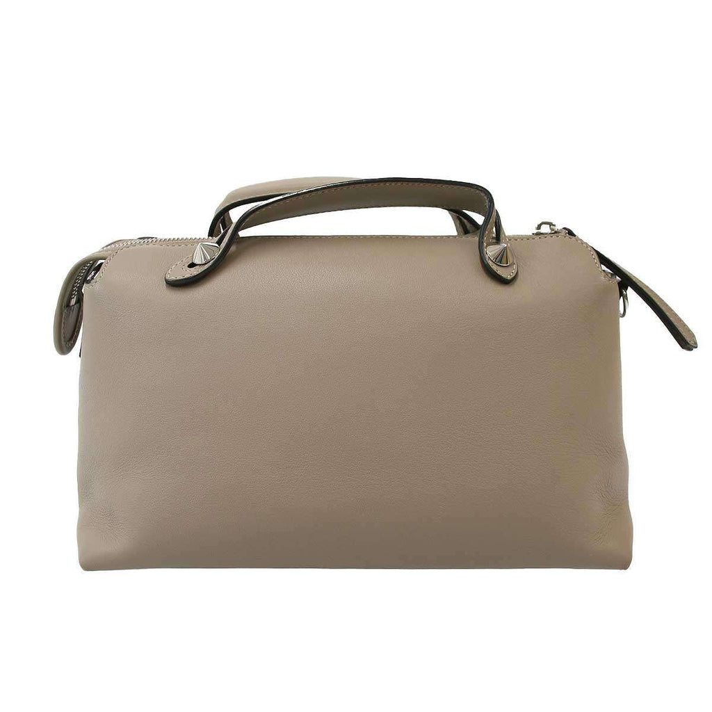 Fendi by the Way 2-Way Leather Handbag Grey Gee — view 2