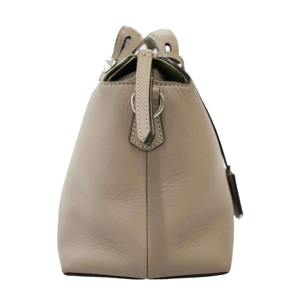 Fendi by the Way 2-Way Leather Handbag Grey Gee — view 3