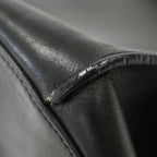 Celine Bucket Leather Shoulder Bag Black — view 8