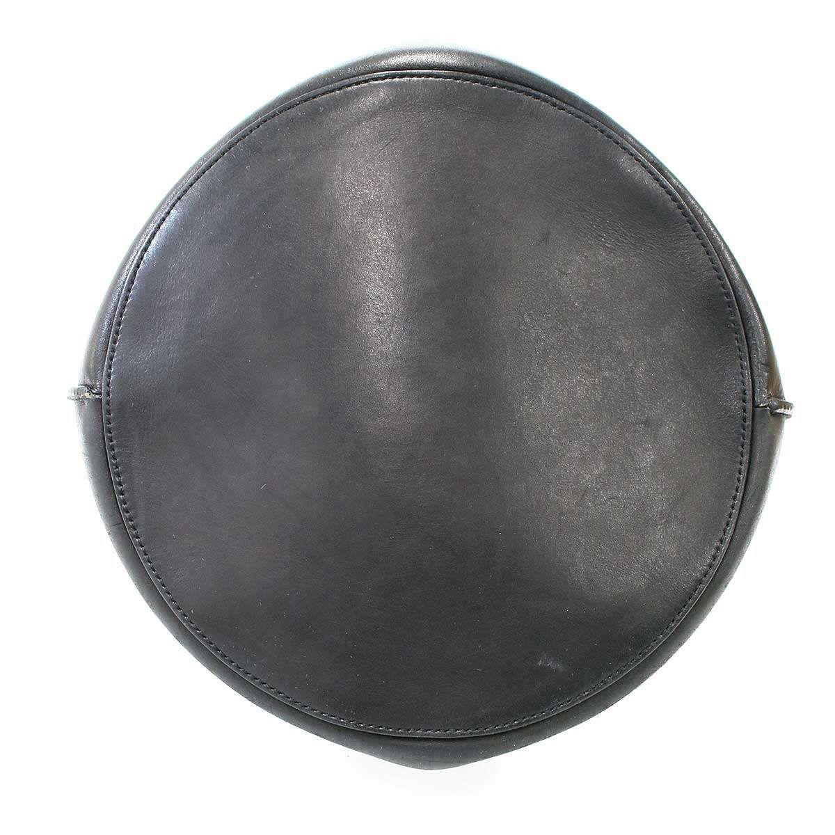 Celine Bucket Leather Shoulder Bag Black — view 4