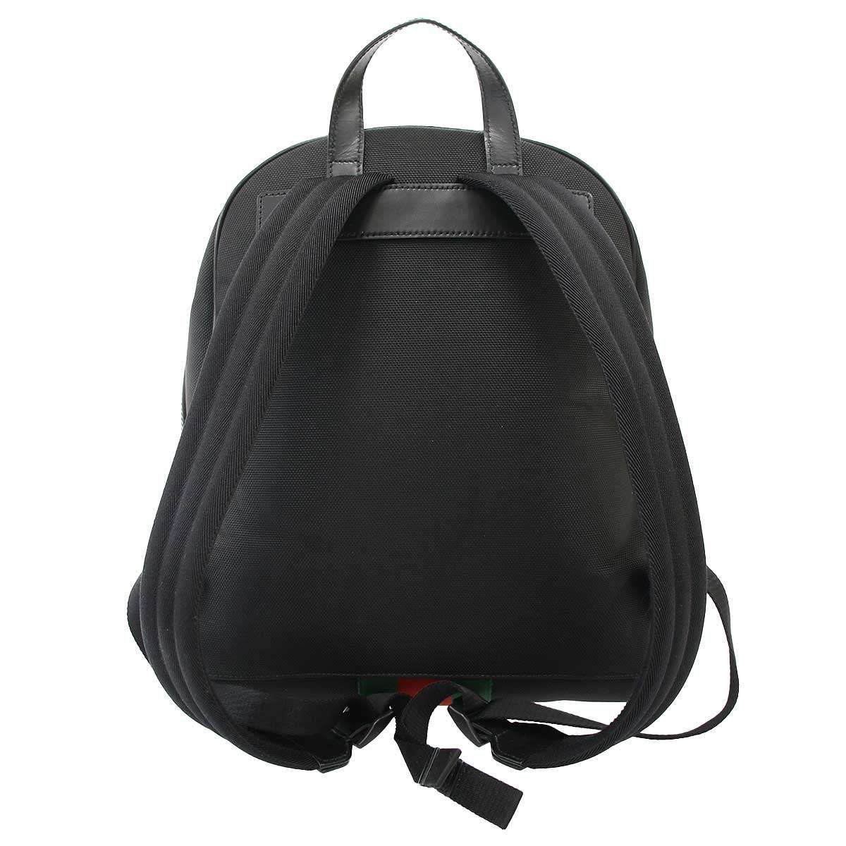 Gucci Sherry Line Canvas Backpack Black — view 2