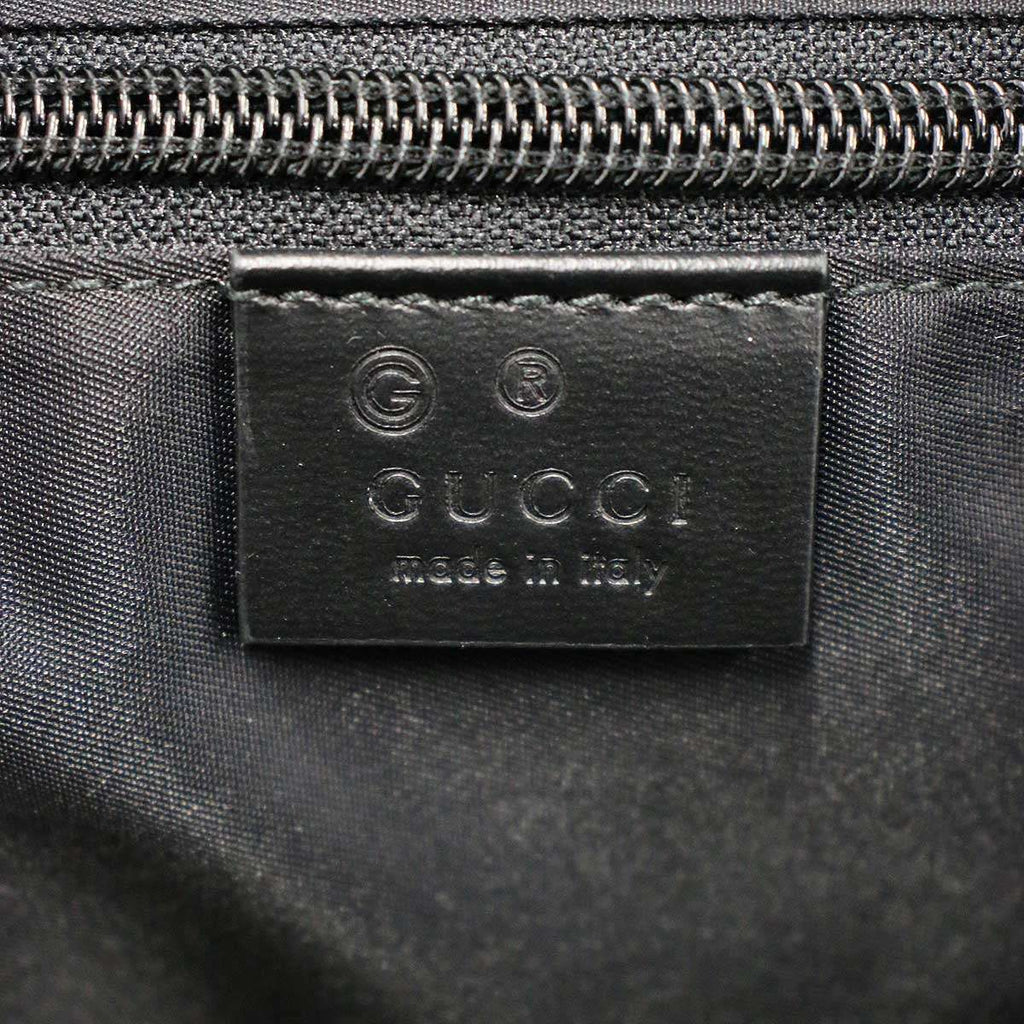 Gucci Sherry Line Canvas Backpack Black — view 5