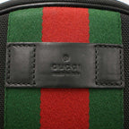 Gucci Sherry Line Canvas Backpack Black — view 9