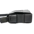Bottega Veneta Cassette Maxi Intrecciato Leather Shoulder Bag Black — view 3