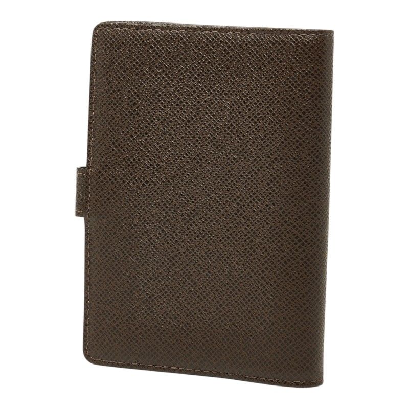 Louis Vuitton Taiga Agenda PM Notebook Cover Grizzly Brown Leather — view 2
