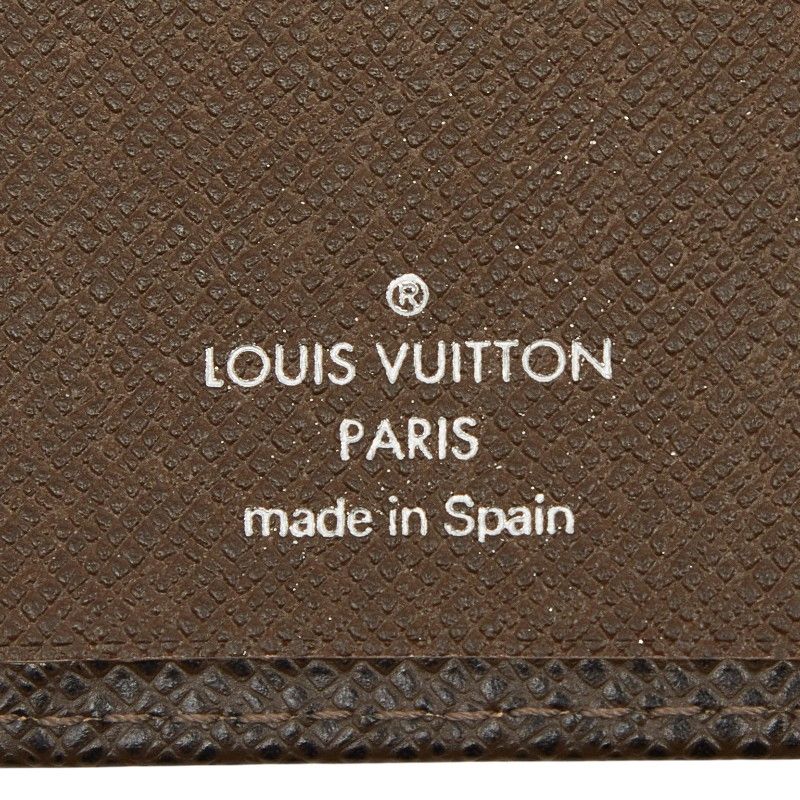 Louis Vuitton Taiga Agenda PM Notebook Cover Grizzly Brown Leather — view 8